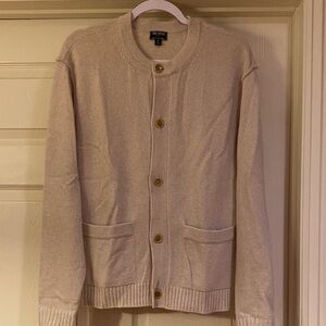 Todd Snyder Ivory Cardigan Sweater Sz Small.  NWOT